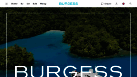 What Burgessyachts.com website looked like in 2022 (1 year ago)