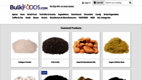 What Bulkfoods.com website looked like in 2022 (1 year ago)