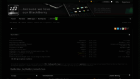 What Blackberrybase.de website looked like in 2022 (1 year ago)