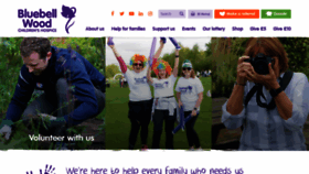 What Bluebellwood.org website looked like in 2022 (1 year ago)