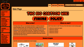 What Bigcartoon.org website looked like in 2022 (4 years ago)