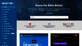 What Bibletalk.tv website looked like in 2022 (1 year ago)