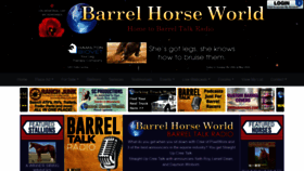 What Barrelhorseworld.com website looked like in 2022 (1 year ago)