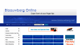 What Blaauwberg.net website looked like in 2022 (4 years ago)