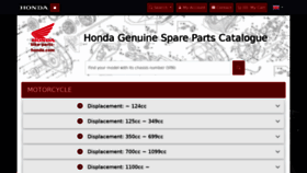 What Bike-parts-honda.com website looked like in 2022 (1 year ago)