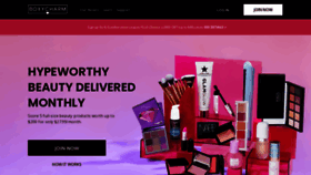 What Boxycharm.com website looked like in 2022 (1 year ago)