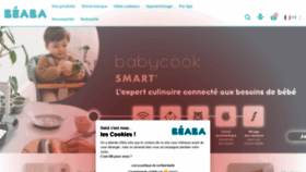 What Beaba.com website looked like in 2022 (1 year ago)