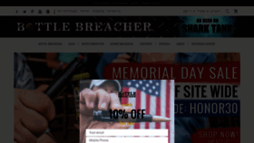 What Bottlebreacher.com website looked like in 2022 (1 year ago)