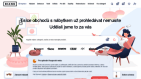 What Biano.cz website looked like in 2022 (1 year ago)