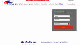 What Busindia.com website looked like in 2022 (1 year ago)
