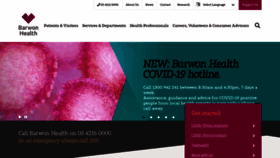 What Barwonhealth.org.au website looked like in 2022 (1 year ago)