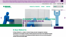 What Bbraunusa.com website looked like in 2022 (1 year ago)