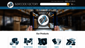 What Barcodefactory.com website looked like in 2022 (1 year ago)