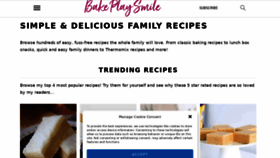 What Bakeplaysmile.com website looked like in 2022 (1 year ago)
