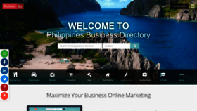 What Businesslist.ph website looked like in 2022 (1 year ago)