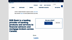 What B2bbank.com website looked like in 2022 (1 year ago)