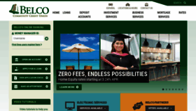 What Belco.org website looked like in 2022 (1 year ago)