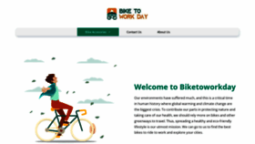 What Biketoworkday.us website looked like in 2022 (1 year ago)