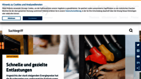 What Bundesfinanzministerium.de website looked like in 2022 (1 year ago)