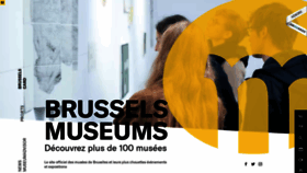 What Brusselsmuseums.be website looked like in 2022 (1 year ago)