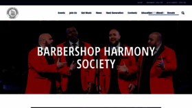 What Barbershop.org website looked like in 2022 (4 years ago)