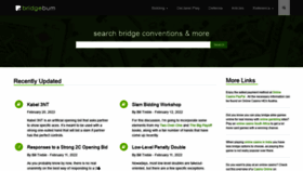What Bridgebum.com website looked like in 2022 (1 year ago)