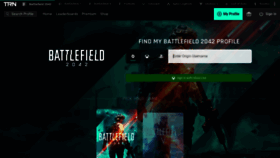 What Battlefieldtracker.com website looked like in 2022 (1 year ago)