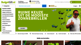 What Budgetgift.nl website looked like in 2022 (1 year ago)