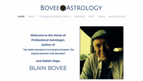 What Boveeastrology.com website looked like in 2022 (1 year ago)
