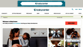 What Babycenter.com.au website looked like in 2022 (1 year ago)
