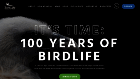 What Birdlife.org website looked like in 2022 (1 year ago)
