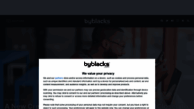 What Byblacks.com website looked like in 2022 (1 year ago)