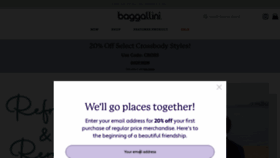 What Baggallini.com website looked like in 2022 (1 year ago)