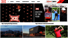 What Big12sports.com website looked like in 2022 (1 year ago)