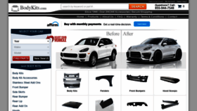 What Bodykits.com website looked like in 2022 (1 year ago)