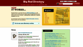 What Bigreddirectory.com website looked like in 2022 (1 year ago)