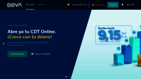 What Bbva.com.co website looked like in 2022 (1 year ago)