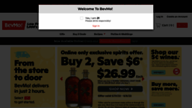 What Bevmo.com website looked like in 2022 (1 year ago)