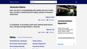 What Bibliaonline.com.br website looked like in 2022 (1 year ago)