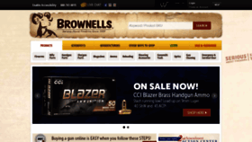 What Brownells.com website looked like in 2022 (1 year ago)