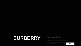 What Burberry.com website looked like in 2022 (1 year ago)