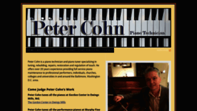 What Baltimorepianotuner.com website looked like in 2022 (1 year ago)