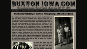 What Buxtoniowa.com website looked like in 2022 (1 year ago)