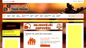 What Bezplatnapravniporadna.cz website looked like in 2022 (1 year ago)