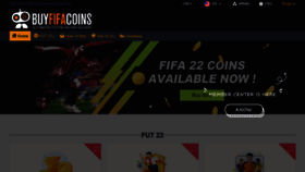 What Buyfifacoins.com website looked like in 2022 (1 year ago)