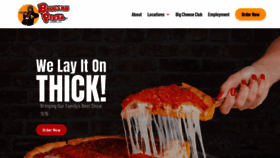 What Beggarspizza.com website looked like in 2022 (1 year ago)