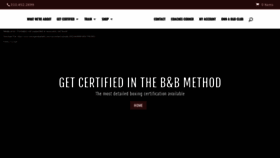 What Boxingandbarbells.com website looked like in 2022 (1 year ago)