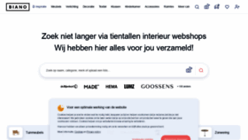 What Biano.nl website looked like in 2022 (4 years ago)
