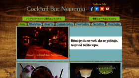 What Bar-nemanja.com website looked like in 2022 (3 years ago)