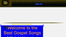 What Bestgospelsongs.com website looked like in 2022 (1 year ago)
